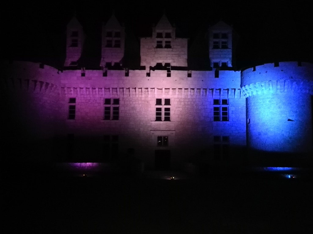 Eclairage extérieur du Château de Monbazillac